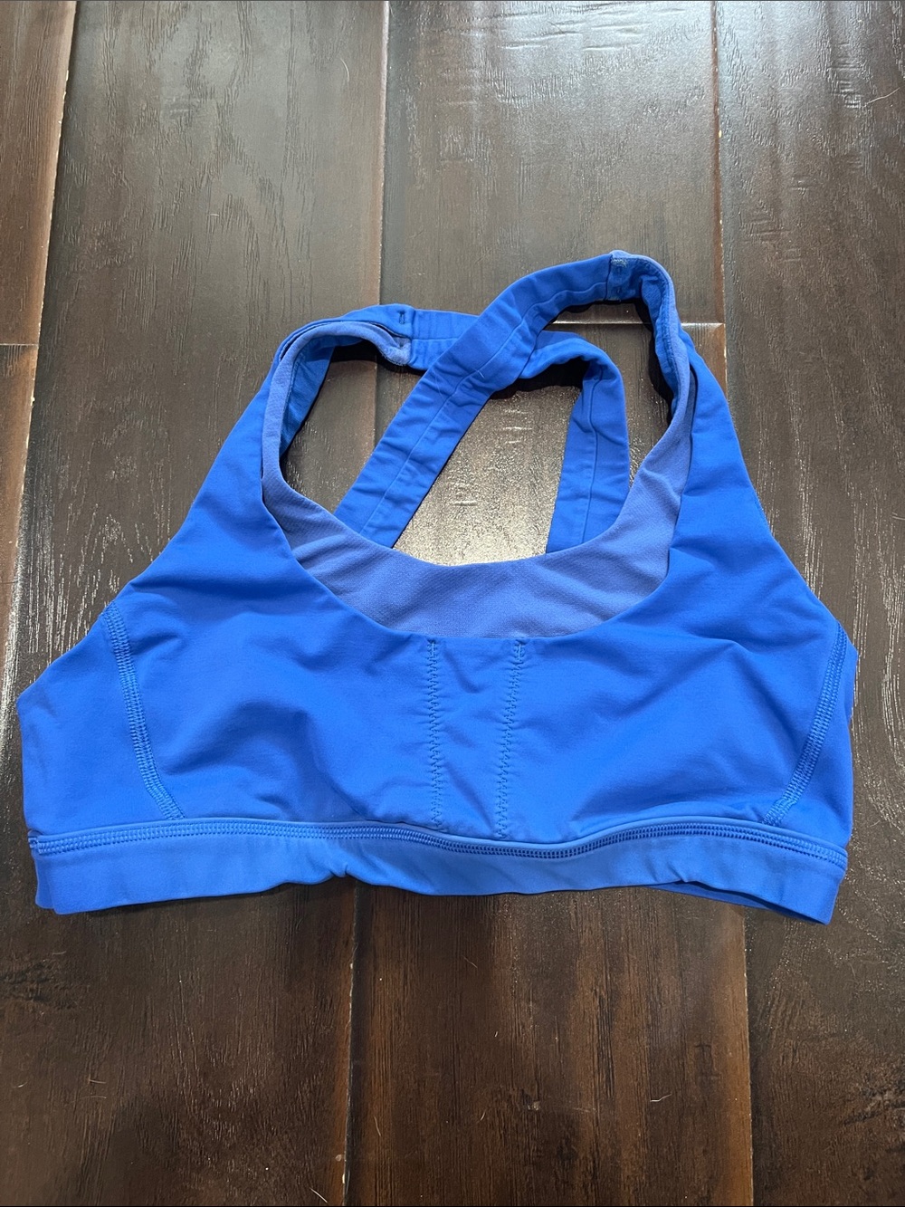 Lululemon Blue Run: Stuff Your Bra Sports Bra, size 8